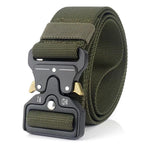 Cinto tático Militar Largo Masculino Nylon Fivela Liga de Zinco e Engate Rápido - lojaidealgolden