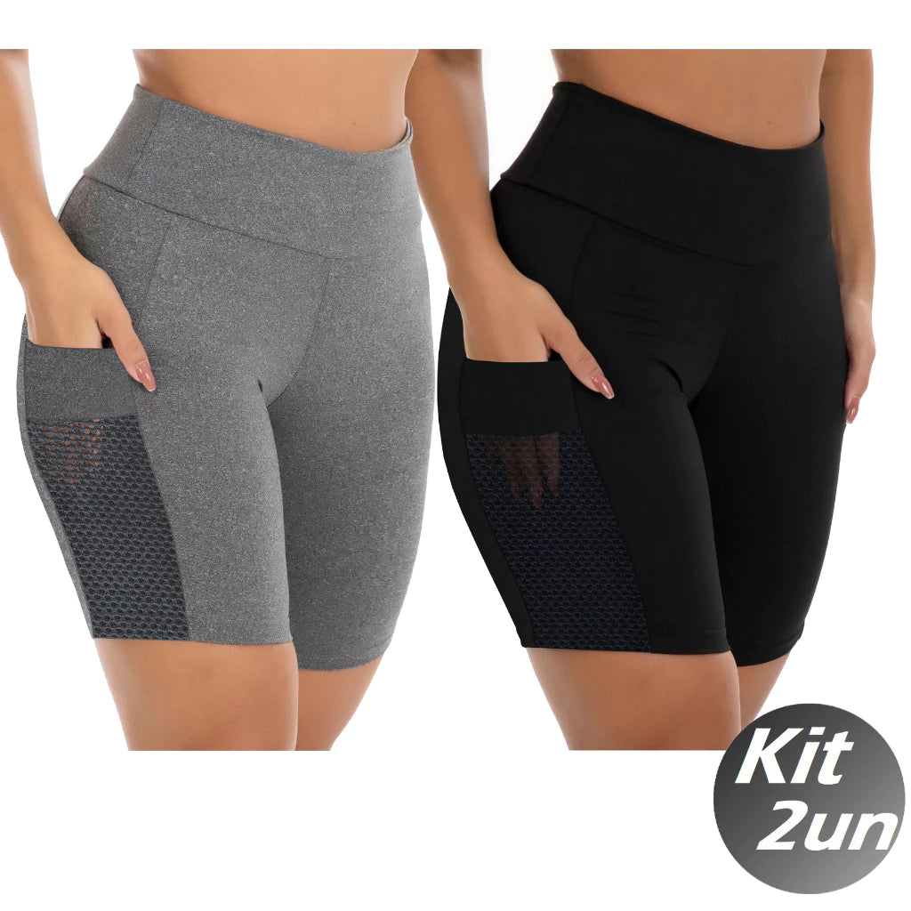 Kit Shorts Feminino para Academia