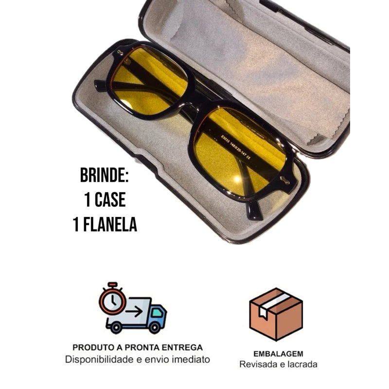 Óculos de Sol Feminino Jade + 2 Brindes Exclusivos (Case + Flanela)
