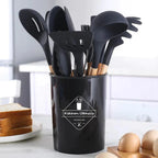 KIT de Utensílios Para Cozinha em Silicone 12 Peças
