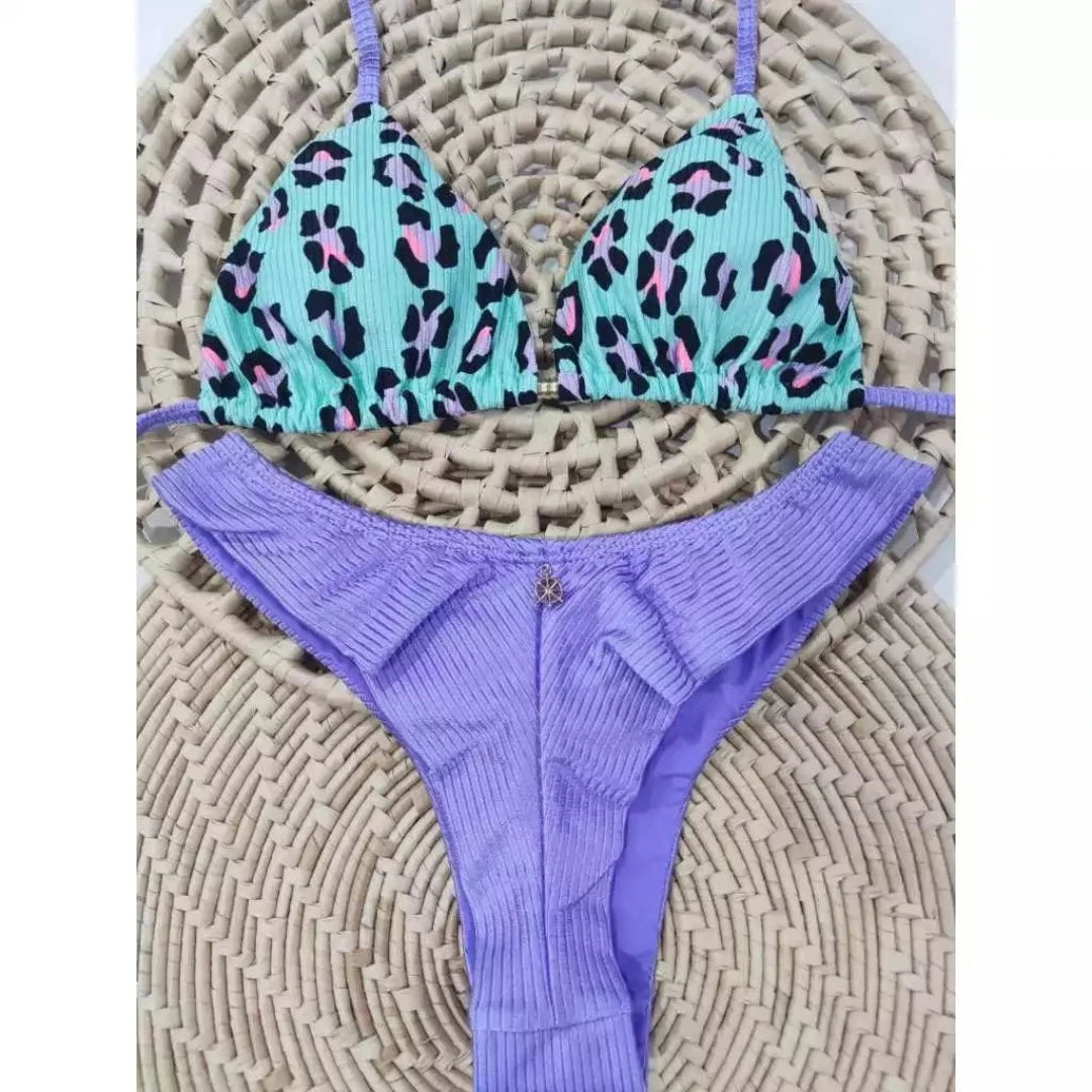 Kit Biquíni e Calcinha Estampados
