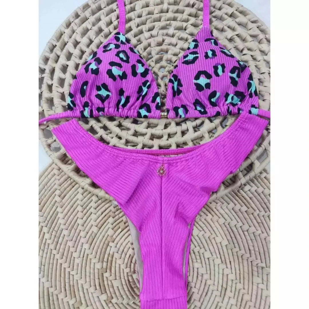 Kit Biquíni e Calcinha Estampados