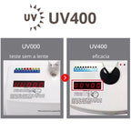 Óculos Masculino Quadrado Madeira Bambu UV400