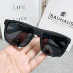 Óculos Masculino Quadrado Madeira Bambu UV400