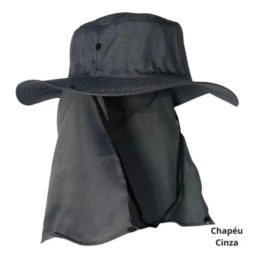 Chapéu Pescador Australiano Proteção Nuca Pescoço