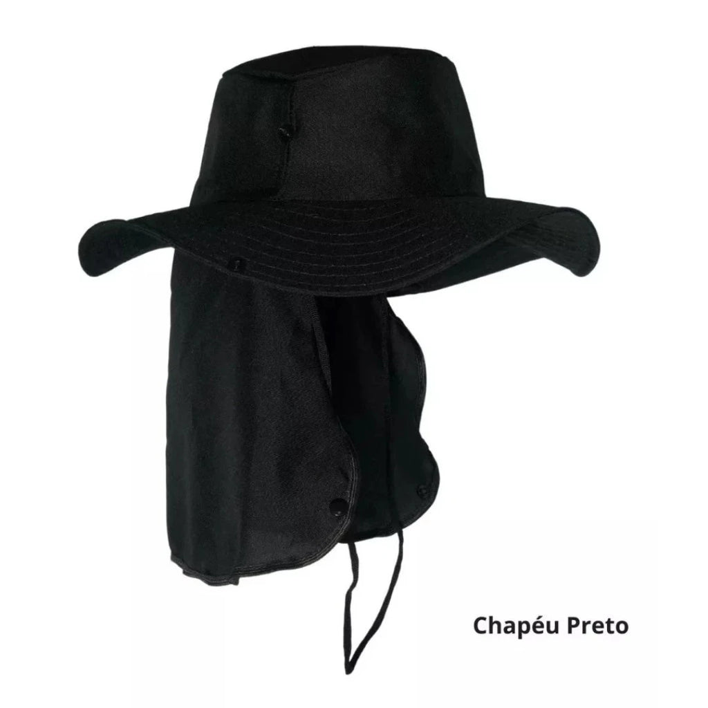 Chapéu Pescador Australiano Proteção Nuca Pescoço