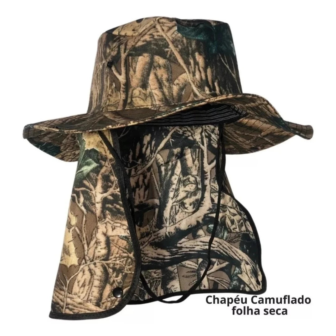 Chapéu Pescador Australiano Proteção Nuca Pescoço