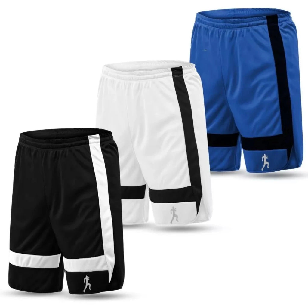 Kit  Bermudas Shorts Masculino Dry Fit Academia Treino