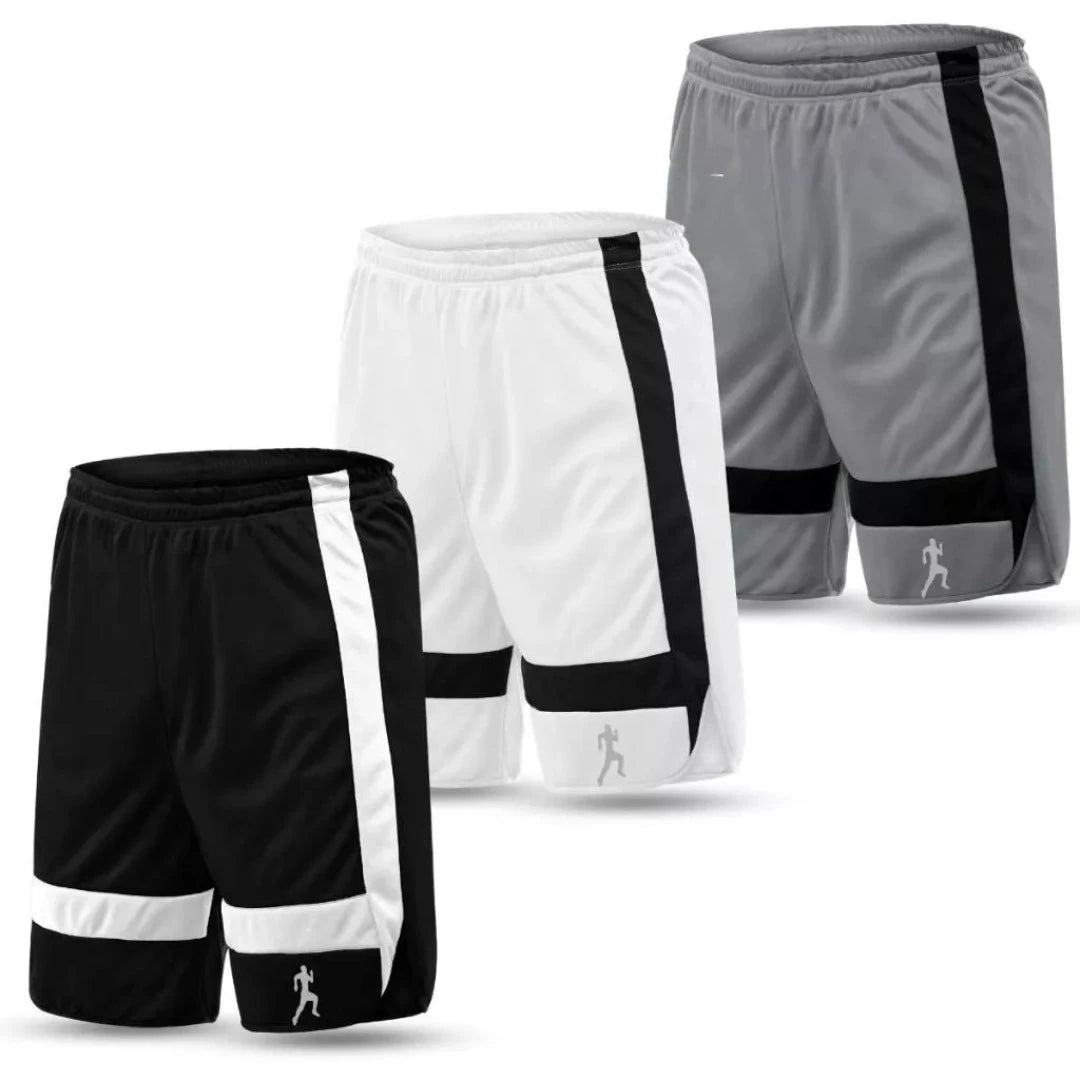 Kit  Bermudas Shorts Masculino Dry Fit Academia Treino