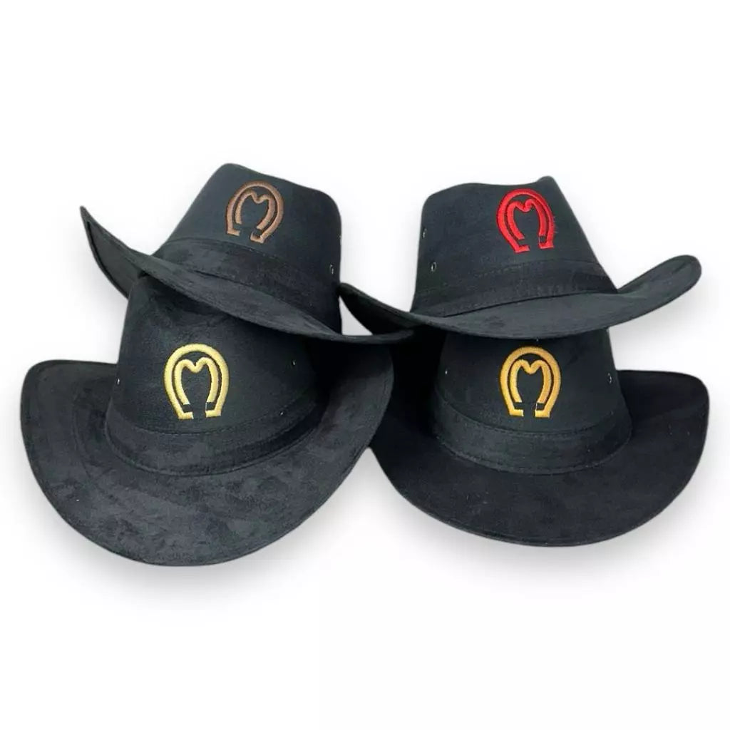Chapéu Country Cowboy Preto Mangalarga Masculino Feminino Rodeio Festa