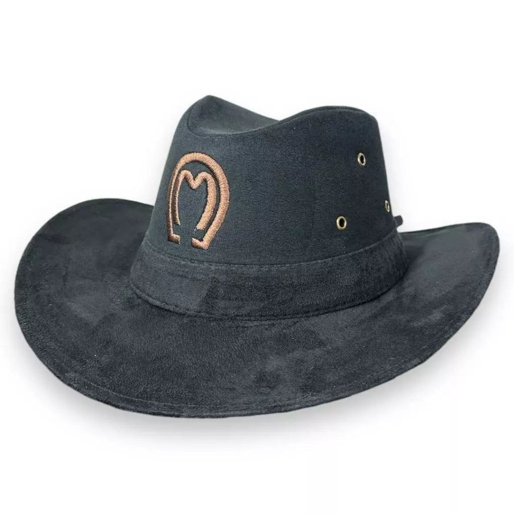 Chapéu Country Cowboy Preto Mangalarga Masculino Feminino Rodeio Festa