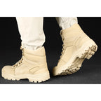 Bota Coturno Rebento Adventure Militar Couro Areia