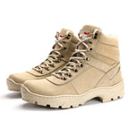 Bota Coturno Rebento Adventure Militar Couro Areia