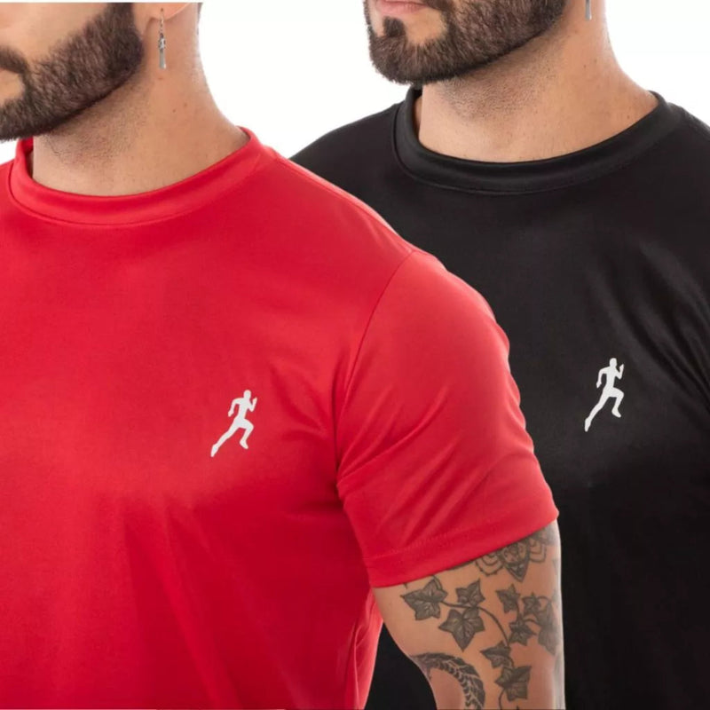 Kit 4 camisetas Masculinas + 4 Bermudas Academia 2025