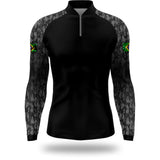 Camisa de Pesca Black Brasil Proteção UV500 com Zíper