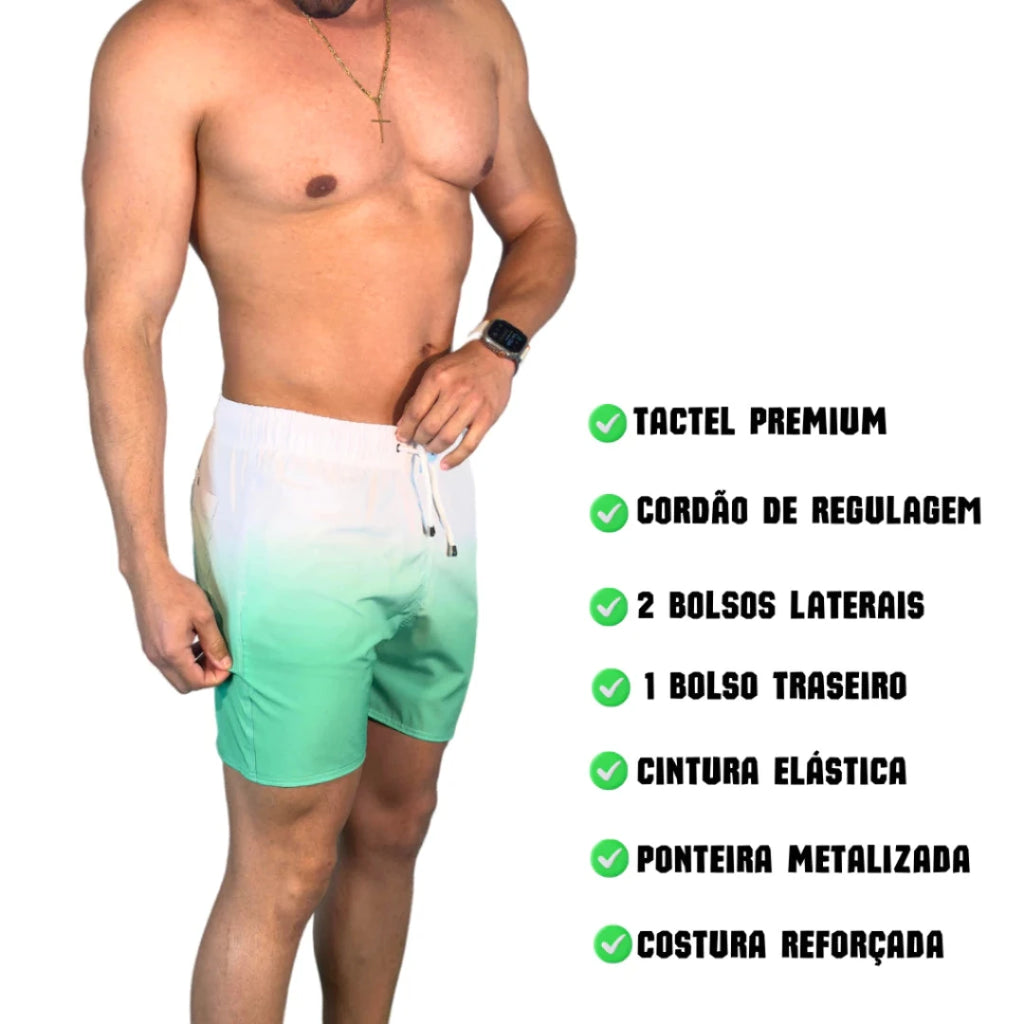 Bermuda Masculina Estilo Mauricinho Tecido Premium