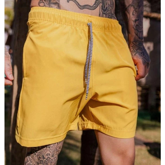 Shorts Bermuda Masculino Moda Praia Bermuda Mauricinho  Verão 2025 Tectel