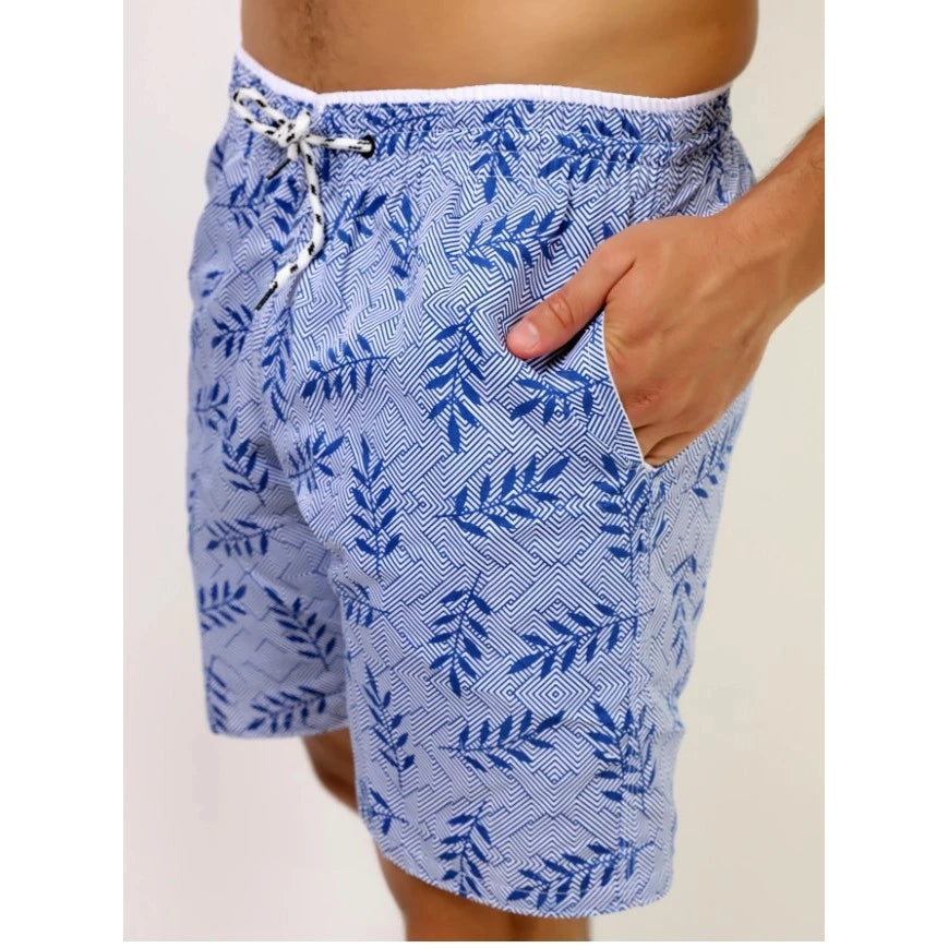 Shorts Bermuda Masculino Moda Praia Bermuda Mauricinho  Verão 2025 Tectel