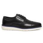 Kit ModernMan 5 em 1: 2 Sapatos Oxford Masculino Couro Legítimo + 3 Brindes Exclusivos: Cinto, Carteira e Relógio