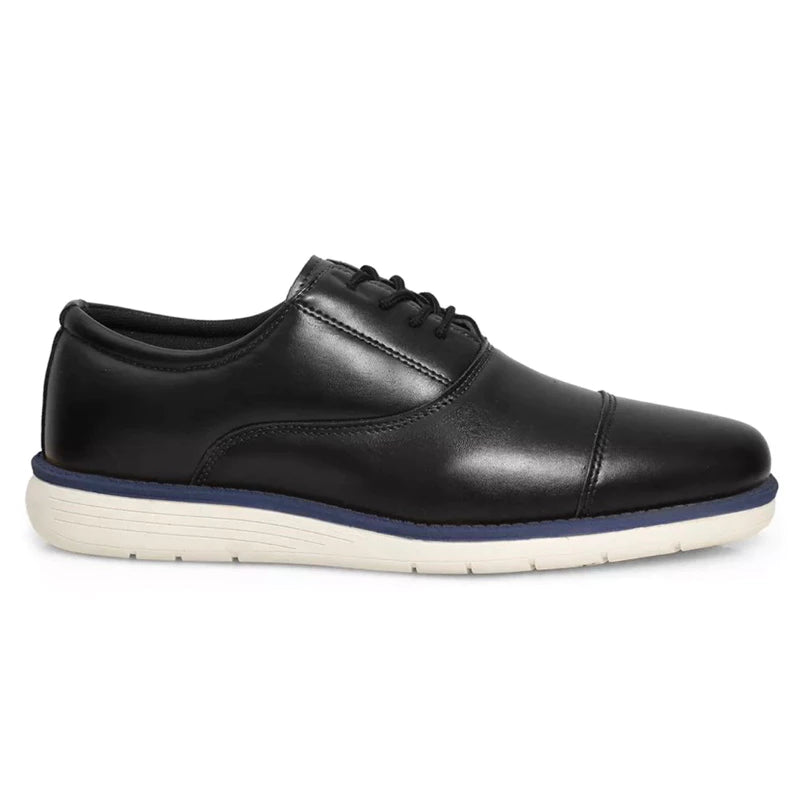 Kit ModernMan 5 em 1: 2 Sapatos Oxford Masculino Couro Legítimo + 3 Brindes Exclusivos: Cinto, Carteira e Relógio