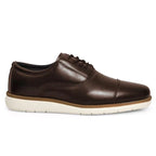Kit ModernMan 5 em 1: 2 Sapatos Oxford Masculino Couro Legítimo + 3 Brindes Exclusivos: Cinto, Carteira e Relógio