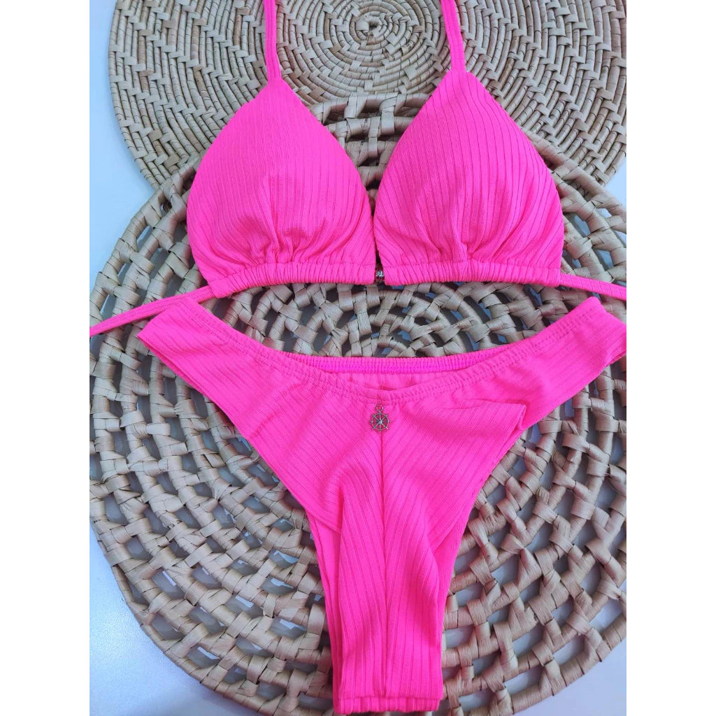 Biquíni Feminino Fio Duplo com Bojo Removível