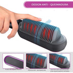 (BRINDE EXCLUSIVO) Escova Alisadora Glambrush - lojaidealgolden