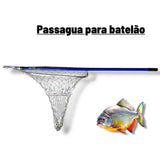 Passagua reforçado dobrável cabo telescópico 2metros