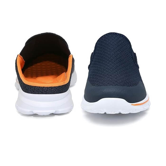 Tênis Casual Masculino Slip On Antiodor Ortopédico Azul
