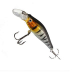 Kit 05 Iscas Artificiais 1/2 Meia Água de 8 cm e 6g Pesca Tucunaré Robalo Dourado Traíra Black Bass