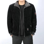 Jaqueta Masculina Acolchoado de Veludo Inverno
