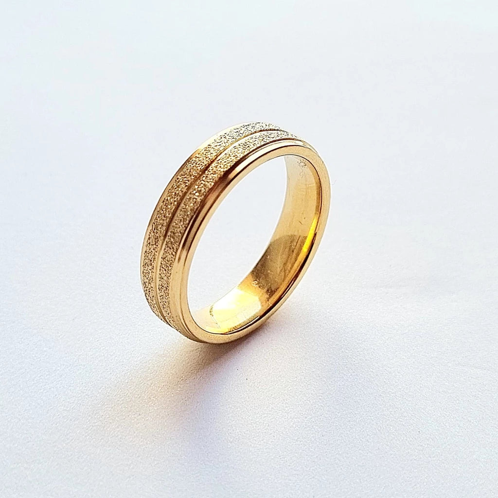 Aliança banhada a Ouro 18K + Saquinho de Brinde