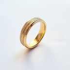 Aliança banhada a Ouro 18K + Saquinho de Brinde