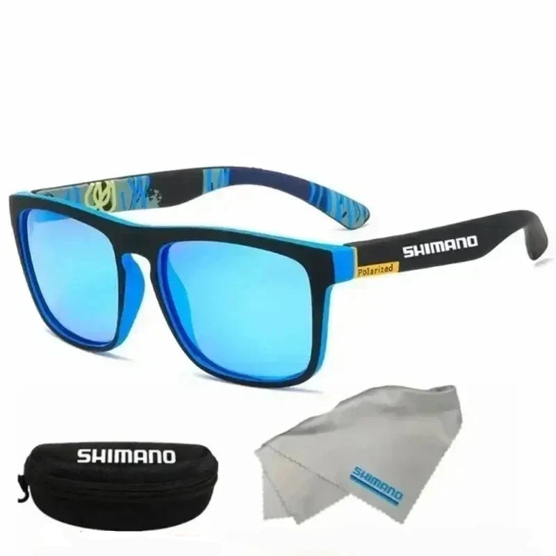 Óculos Polarizado Shimano UV400 + Case em Couro Sintético Shimano + Brinde Exclusivo