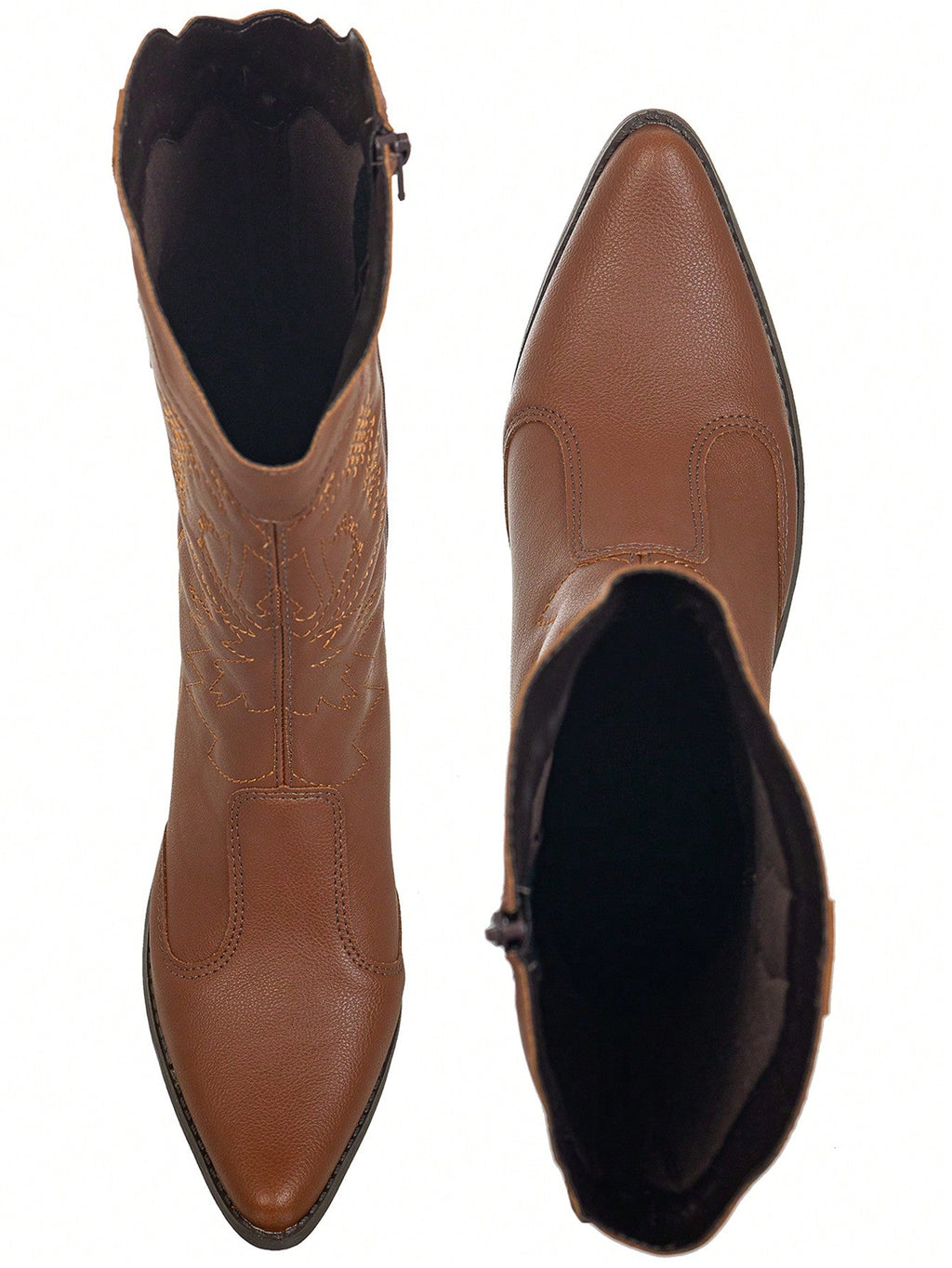 Bota Feminina Western Texana Country Rodeio Cano Alto