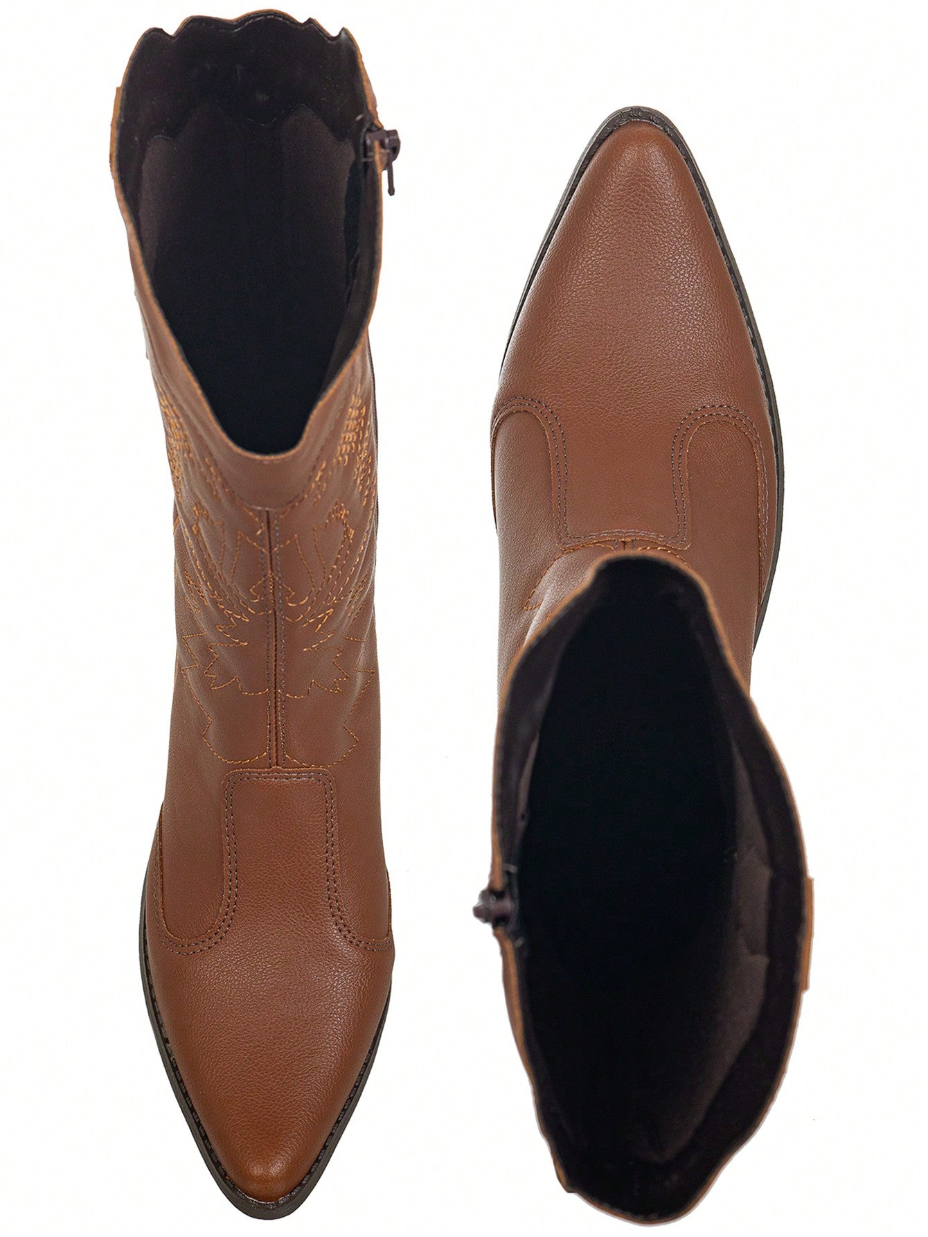 Bota Feminina Western Texana Country Rodeio Cano Alto