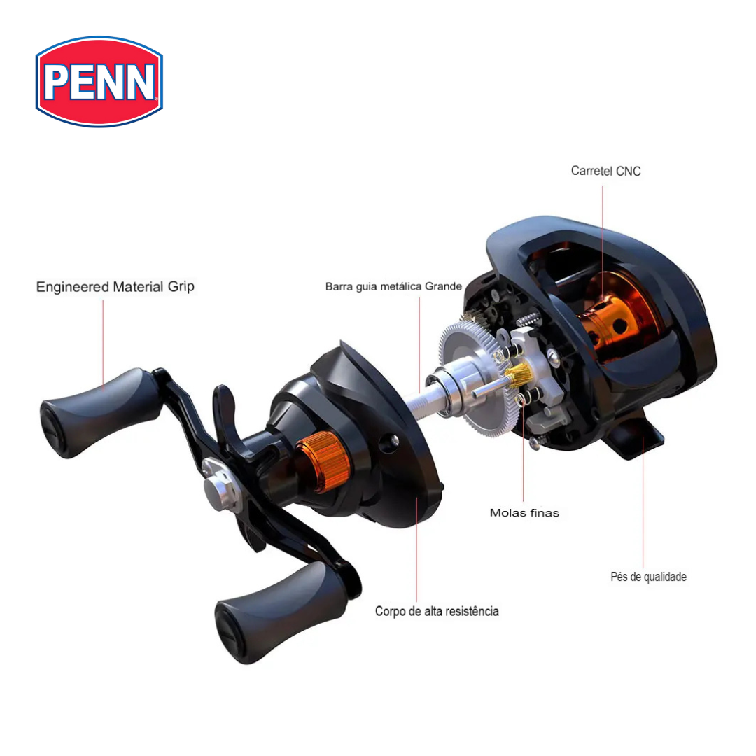 Carretilha PENN International 6.3:1 + Mochila Grátis