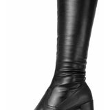 Bota Feminina Cano Médio FashionBlack