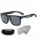 Óculos Polarizado Shimano UV400 + Case em Couro Sintético Shimano + Brinde Exclusivo