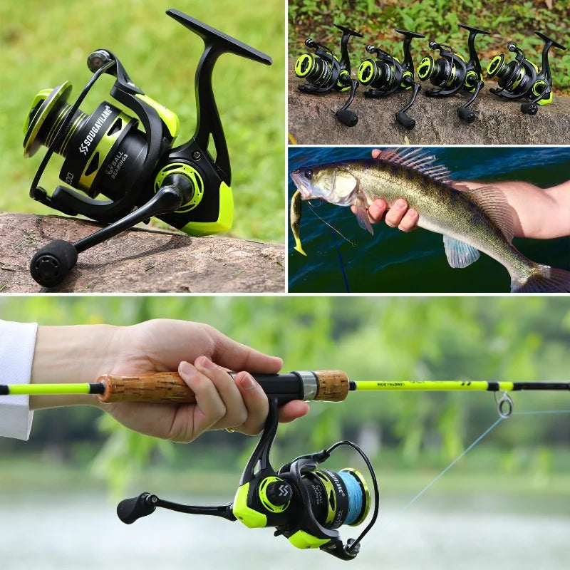 Molinete de Pesca FisherPro 5:2.1 + 2 Linhas Multifilamento + Brinde Exclusivo