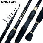 Kit de Pesca Premium: Vara de Pesca Telescópica Ghotda 1.6-2.4M com Molinete High Speed DC