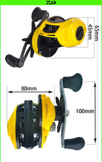 Carretilha Daiwa 18KG Drag 18+1 Rolamentos Anti-Cabeleira 7.2:1 Nova Geração