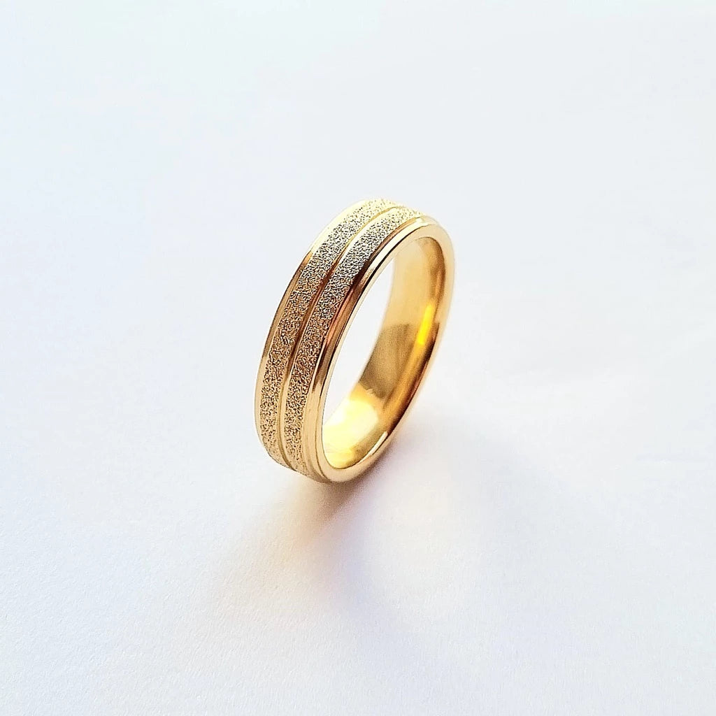 Aliança banhada a Ouro 18K + Saquinho de Brinde