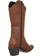 Bota Feminina Western Texana Country Rodeio Cano Alto
