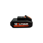 Furadeira e parafusadeira à bateria 12v com maleta  +  Brinde 13 acessórios
