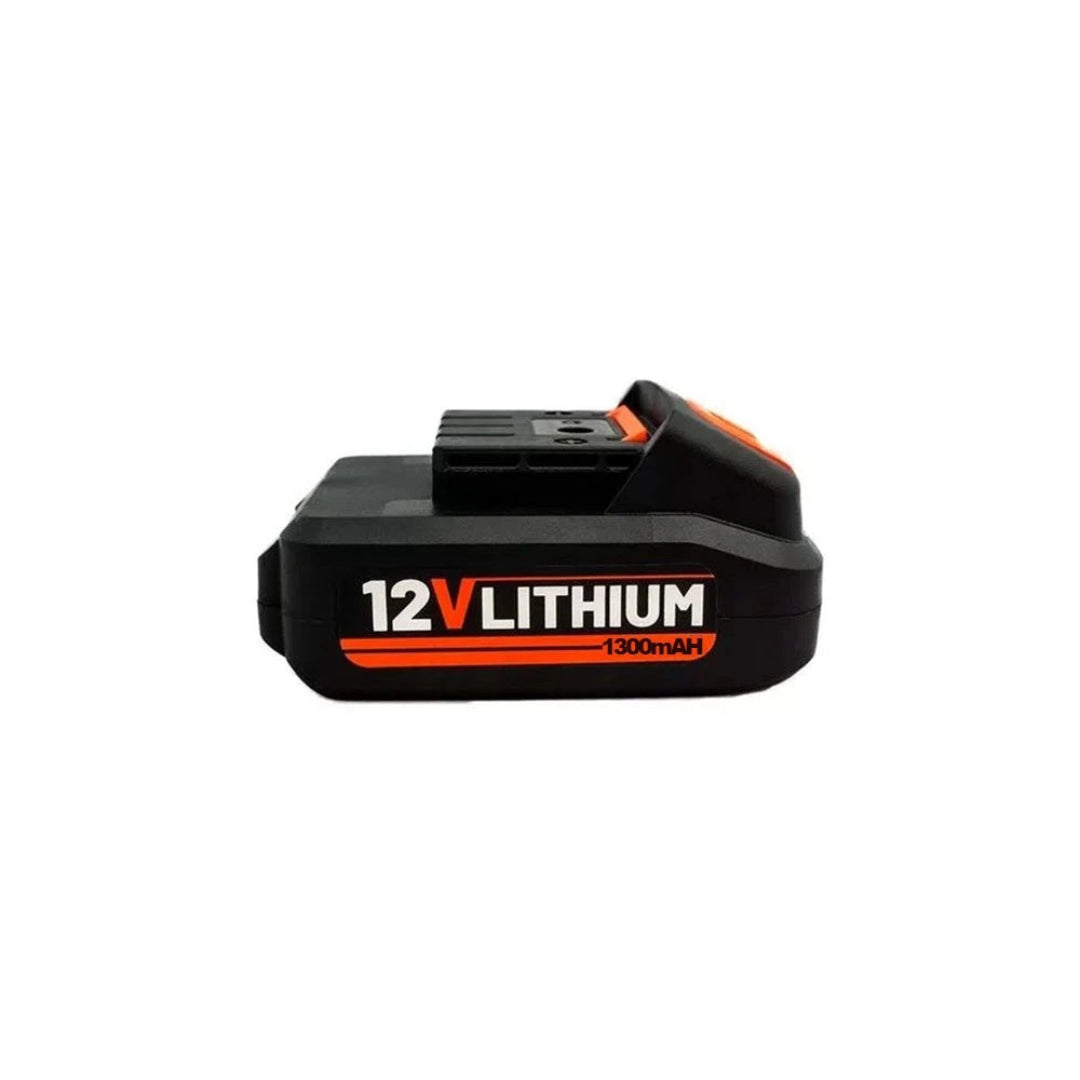 Furadeira e parafusadeira à bateria 12v com maleta  +  Brinde 13 acessórios