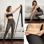 Meia Calça Térmica Veludo Inverno | Preta Translúcida