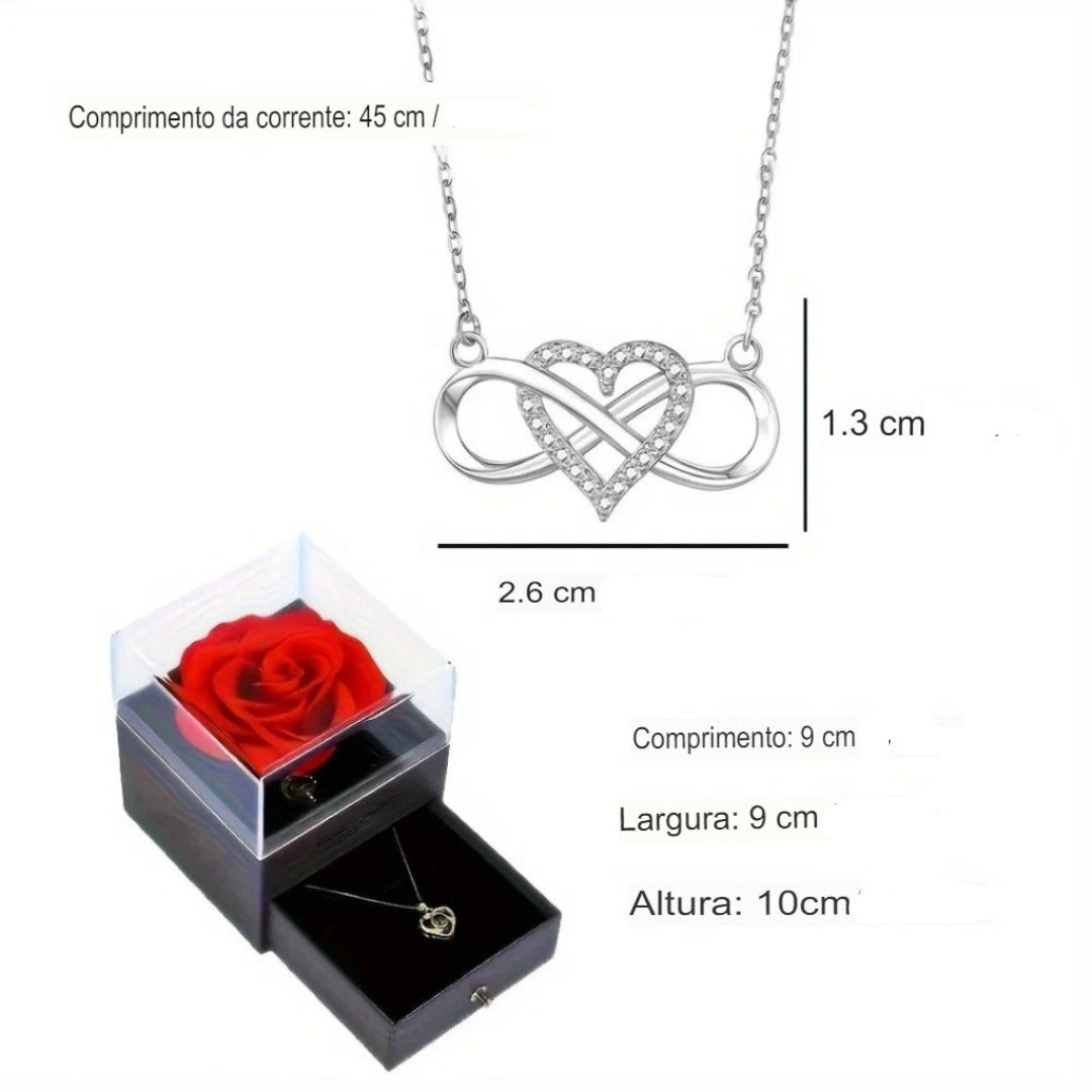 Caixa de Presente Coração Amor Infinito
