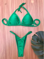 Biquíni Cortininha Fio Dental Bojo Removível Cós Regulável 2025