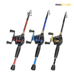 Kit Carretilha com Vara de Pesca Profissional